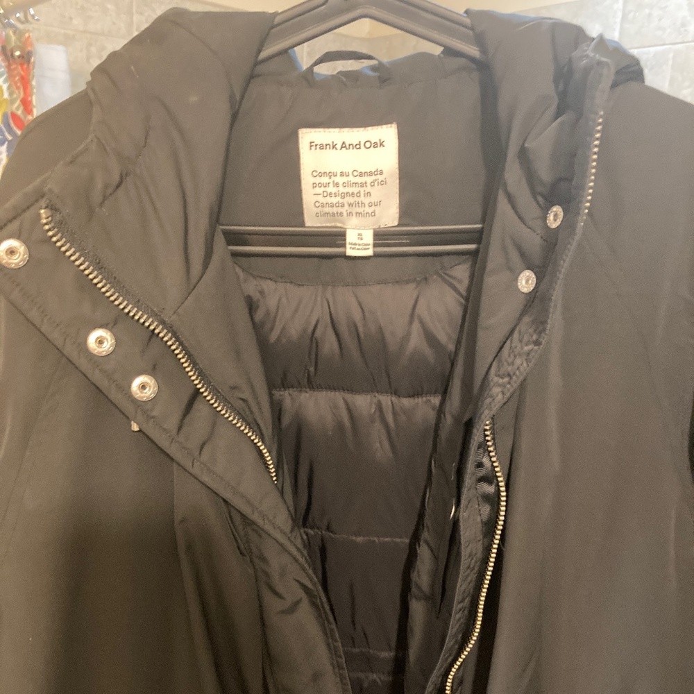 Black Alpine Fishtail Parka with Recycled 3M™ Thinsulate™
